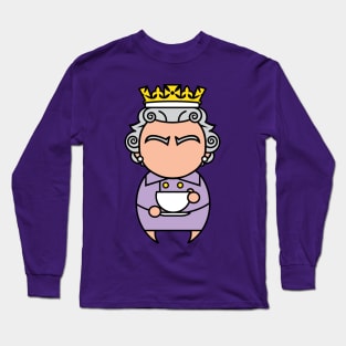 Her Majes-Tea Long Sleeve T-Shirt